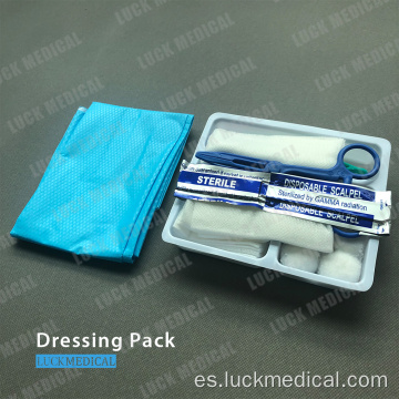 Kit de aderezo médico desechable